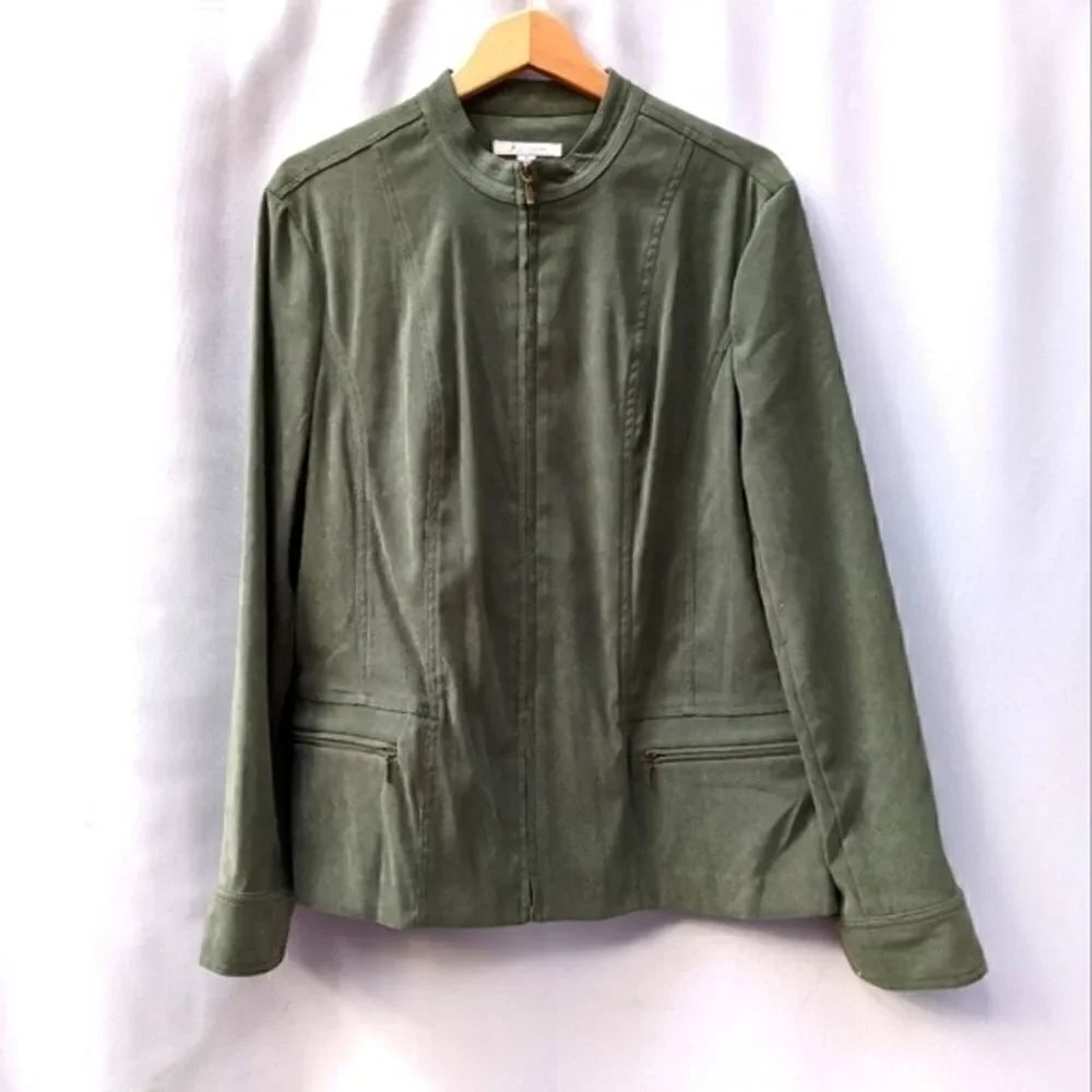 Jm Collection zipper jacket